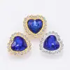 Venta Caliente Transfronteriza Venta Directa de Fábrica Cosidos a Mano Adhesivos con Pedrería en Forma de Corazón para Zuecos, Accesorios para Zapatos Hechos a Mano para DIY