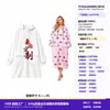 Bata corta de franela de doble cara de 300 g para mujer, bata cálida de otoño e invierno, logotipo personalizado disponible, venta al por mayor de fábrica