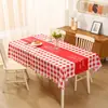Toalha de mesa à prova d'água e de óleo, lavável, retangular, estilo casa, estilo ins, PEVA, adequada para mesas de centro e mesas de dormitório, com um toque de luxo leve e sofisticado