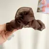 Pinza de Tiburón de Malla de Verano Súper Hada para Mujer, Pinza de Pelo Elegante para la Parte Trasera de la Cabeza, Accesorio de Pinza de Pelo Grande de Alta Gama