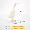Nuevas Figuras de Animales de la Familia Pato y Oso de Cabeza Inclinada de Venta Caliente Transfronteriza Decoraciones de Resina para Entrada del Hogar, Sala de Estar y Jardín