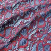 Algodón de brocado con hilos en forma de corazón de amor, encaje, flores, rayas, tridimensional, alta gama, moda, tela para ropa de mujer