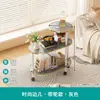 Mesa auxiliar de sofá de madera maciza con ruedas, mesa de centro con carrito móvil, mueble auxiliar de mármol con placa de roca para sala de estar, mueble para té