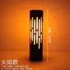 Lámpara de mesa LED recargable tipo barra Amazon transfronteriza, lámpara de mesa decorativa para restaurante, luz nocturna ambiental, lámpara de noche, lámpara de llama