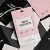 Etiquetas de Ropa de Alta Gama Hechas de Cartón Grueso, Etiquetas de Ropa Hechas a Medida para Ropa de Hombre y Mujer, Etiquetas Colgantes con Diseño de Logo