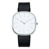 Reloj Minimalista Japonés para Mujer de Alto Valor Simple Elegante Estudiante de Secundaria Nicho Cuadrado Creativo Arte Correa Reloj de Cuarzo