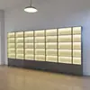 Estantería Minimalista Personalizada para Librería y Biblioteca, Gabinete de Rejilla Combinado para Oficina Comercial, Estante de Almacenamiento de Pie para Libros y Documentos