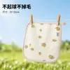 Toalla de lavado para bebé de crepé de algodón puro de cuatro capas para colgar, babero para recién nacido, toalla para cara y manos de bebé, súper suave y absorbente