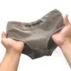 Estilo Simple Han Da~ Calzones de Algodón Puro con Letras para Mujer de Cintura Media Sin Costuras Transpirables Cómodos Cubre-Entrepierna Completamente de Algodón para Chicas Jóvenes