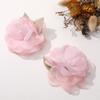 Super hada deseo puro suave dulce organza camelia diy hecho a mano Joker horquilla accesorios para el cabello accesorios de ropa al por mayor