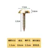 Parafusos Tipo Cabeça de Cogumelo de Latão Puro Imitação Antiga Estilo Chinês, Parafusos para Puxadores de Portas de Armários de Móveis, Tampas Decorativas, Belas Tampas, Pregos Publicitários