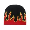 Chapéu de Lã Tricotado Hip Hop Outono e Inverno Amazon Transfronteiriço Chapéu Pulôver para Exterior Chapéu Frio de Rua Chapéu de Lã com Chama Masculino e Feminino 2023