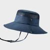 9213 Chapéu de Pescador de Cor Sólida de Verão Chapéu de Sol de Aba Larga Masculino Chapéu de Sol para Montanhismo ao Ar Livre Proteção Solar Chapéu Respirável para Ciclismo