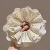 Diadema Elástica para el Cabello Moda Coreana Dongdaemun para Mujeres Tacto de Alta Gama Súper Grande Elástico Versátil Duradero Cuerda para el Cabello Goma Elástica