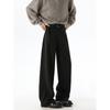 Calça Céu Estrelado Estilo Old Money Masculina de Inverno Espessa Marca Tendência Calça Casual Pesada Americana Calça Esportiva Reta Solta