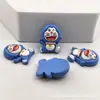 Gato Azul Brillante de Dibujos Animados Gato Cascabel Accesorios de Resina DIY Pegamento de Crema Tocado Pasador Parche para Vaso de Agua Material