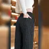 Colección otoño/invierno 2026: pantalones casuales para hombre, modernos y versátiles, disponibles en tallas grandes, con diseño de pierna ancha y largos