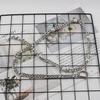 Cinturón de Cadena Gruesa de Metal Europeo y Americano para Mujer Decorativo Moda Combinable Vestido Camisa Traje Cadena de Cintura Letra D