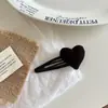 Pinza para el pelo con forma de corazón flocado de hada pequeña Pinza para el pelo con forma de corazón para niña Pinza para el pelo con forma de corazón para niña Pinza para el flequillo Pinza lateral Pinza para pelo roto