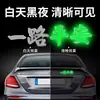Ten un Viaje Seguro Emblema Metálico para Coche Bendición de Buen Viaje Pegatina Luminosa para Coche Emblema Decorativo Tridimensional 3D para Carrocería y Cola de Coche