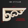 Xizang Madera Maciza Aplique de Flor de Esquina Decoración de Altar Estilo Chino Talla en Madera Nube Auspiciosa Dragón y Fénix Jugando con Perlas Estilo Chino Antiguo