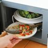 Estante de Almacenamiento por Capas para Cocina Bandeja para Vaporizar Rejilla para Vaporizar Plástico Multiusos Rejilla para Vaporizar para Microondas Rejilla para Vaporizar Arroz Estante para Bandejas de Cocina