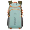 Mochila de trilha para exterior, adequada para viagens transfronteiriças, caminhadas e acampamento; grande capacidade, à prova d'água, leve e respirável