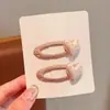 Nuevos pasadores para el cabello de niños, pasadores BB con forma de corazón de lunares, de alta calidad y elegantes, perfectos para el flequillo y el cabello lateral de las niñas pequeñas, accesorios para el cabello lindos y dulces