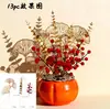 Itens Decorativos, Eucalipto Dourado Simulado e Folhas de Ginkgo, Enfeites de Mesa, Envelopes Vermelhos, Couplets, Decorações para Véspera de Ano Novo, Folhagem para Casa Nova