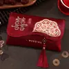 Tecido para Festas de Casamento no Atacado, Cerimônia do Chá de Noivado, Envelopes Vermelhos para Troca de Títulos, Venda Direta da Fábrica
