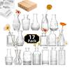 Conjunto Mais Vendido Transfronteiriço Vaso Pequeno Arranjo de Flores Decoração de Mesa de Alto Nível Ornamentos Vaso Mini de Vidro Transparente Atacado