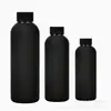 Comercio Exterior Americana Mate Boca Pequeña Botella de Acero Inoxidable 304 Botella de Agua Portátil para Exteriores Pintura de Goma Taza Termo Deportiva Venta al por Mayor