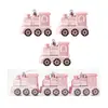 Adornos Pequeños con Forma de Tren Pintado de Navidad Decoraciones para Árbol de Navidad Decoración de Atmósfera Festiva Bolas Colgantes de Plástico Amazon