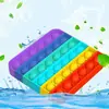 Juguete Sensorial Push Pop Bubble Fidget Paquete de Juguetes para Alivio del Estrés para Niños Adultos Herramientas Arcoíris Anti-Ansiedad Juguetes para Alivio del Estrés de Oficina