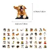 Pegatinas de Perritos Realistas de Celebridades de Internet, Nuevas 56 Transfronterizas, Paquetes de Expresiones de Perros Creativos y Únicos, Pegatinas Impermeables