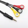 Hebilla de electrodo de ECG sub-línea alargada conector macho de audio de 3,5 MM A hebilla hembra de electrodo de 4,0 uno A cuatro uno A tres