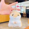 Lindo Colgante de Llavero de Peluche de Hámster, Figura de Pareja, Colgante para Bolso, Mochila, Venta al por Mayor, Estilo Lindo