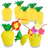 Taza tiki Hot Bar Transfronteriza Taza de Coco Hawaiana Personalizada Taza de Cóctel Creativa Taza de Piña taza tiki