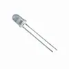 LEDs F5 de Encaixe Direto com Fio Cabeça Redonda de 3mm Diodo Emissor de Luz de Encaixe Alto Brilho Sete Cores LED Piscante Rápido Luz Piscante LED