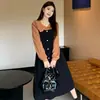 Vestido Falso de Dos Piezas Estilo Francés para Mujer Otoño Invierno 2026 Nuevo Diseño con Sentido Talla Grande Adelgazante Vestido Largo