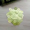 Árbol de la Fortuna de Monedas de Cobre Mini DIY Aleación Dorada Diez Emperadores Mezclados 1.0cm Funda para Teléfono Accesorios de Resina Fortuna Vintage