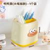 Porta-Canetas de Estudante Divertido Fofo Papelaria Infantil Barril de Armazenamento de Canetas Boca Grande Donut Grande Capacidade Porta-Canetas para Pincéis de Maquiagem