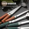 Acero Inoxidable 304 Pala para Olla Wok Seco Pala Pequeña para Olla Pala Mini para Saltear Utensilio de Cocina Pala Pequeña para Olla Utensilio de Cocina Pala para Huevo Frito