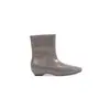 Botas de montar de tacón de cuña de 3 cm del mismo estilo que las de Mamá Uva para mujer, dos alturas de caña diferentes, puntera cuadrada elegante, botines ajustados sin cordones de estilo coreano sencillo