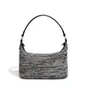 Bolso de paja nuevo de primavera y verano bolso hobo de alta gama para debajo del brazo bolso de playa de rafia para llevar a mano un solo hombro bolso tipo dumpling