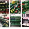 Prateleira de Vegetais de Supermercado Prateleira de Frutas e Vegetais de Conveniência Prateleira Comercial Multifuncional Prateleira de Exposição de Vegetais Vendendo Vegetais