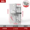 Estilo Minimalista Moderno Porta Invisível com Mola de Torção Dobradiça de Fechamento Automático Dobradiça de Posicionamento de 90 Graus Fechador Automático de Porta Madeira