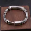 Pulsera Diseño Retro Nicho Quilla Patrón Ping An Tejida para Hombre Moderna Cadena para Hombre y Mujer Nueva Directo de Fábrica