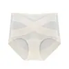 Pantaletas de Mujer de Cintura Alta para Levantar Glúteos y Reducir Abdomen, Entrepierna Antibacteriana de Algodón Puro, Bragas Japonesas Sin Costuras, Pantaletas de Seda Helada de Cintura Alta Sin Costuras para Mujer
