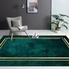 Atacado transfronteiriço de tapetes modernos e minimalistas para sala de estar, tapetes de área grande para sofá e mesa de centro, tapetes de veludo cristalino resistentes a manchas e fáceis de limpar